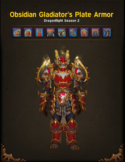 Gladiator Mounts - 40+ Elite Sets - TCG & Gladiator Tabards - Illusions - Anniversary Sets