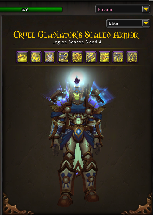 Gladiator Mounts - Elite Sets (Tyrannical & Primal) - CM Set -  PvP Illusions - Tabards & Titles