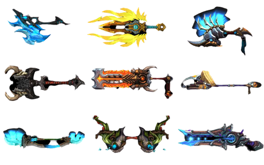 Challenge Mode Weapons